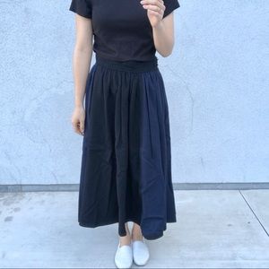 YSL Two Tone Full Skirt
